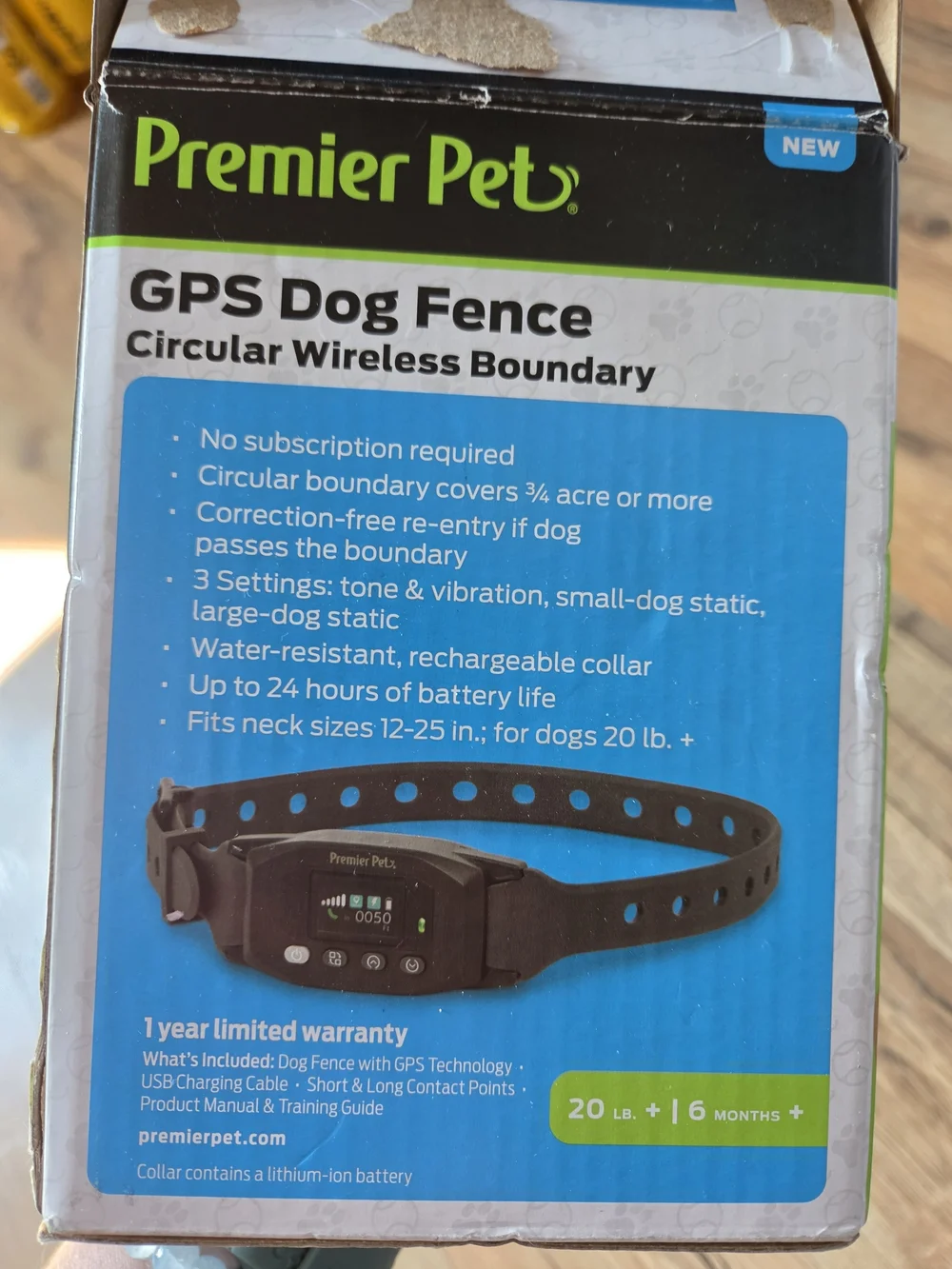 Premier GPS Dog Fence Collar - Black